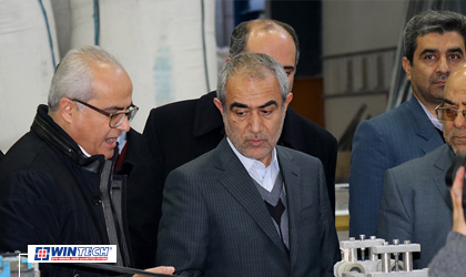 The visit of the governor of East Azerbaijan to Vintech as one of the model units of the foreign investment town