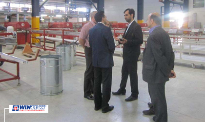 The visit of the director general of industry, mining and trade of East Azerbaijan