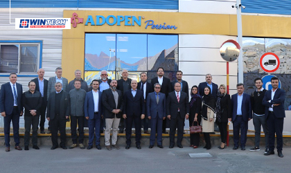 بازدید هیئت تجاری ترکیه از مجموعه کارخانجات شرکت آدوپن پلاستیک پرشین (وین تک)