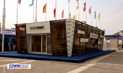 وین تک ، غرفه نمونه در بیستمین نمایشگاه بین‌المللی صنعت ساختمان مشهد